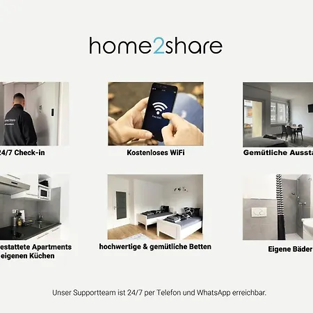 Apartamento Zentrale Fur Monteure I Home2share